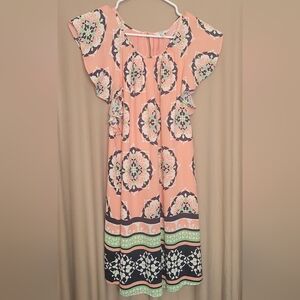 Petite Small Crown and Ivory dress, with Elephants!